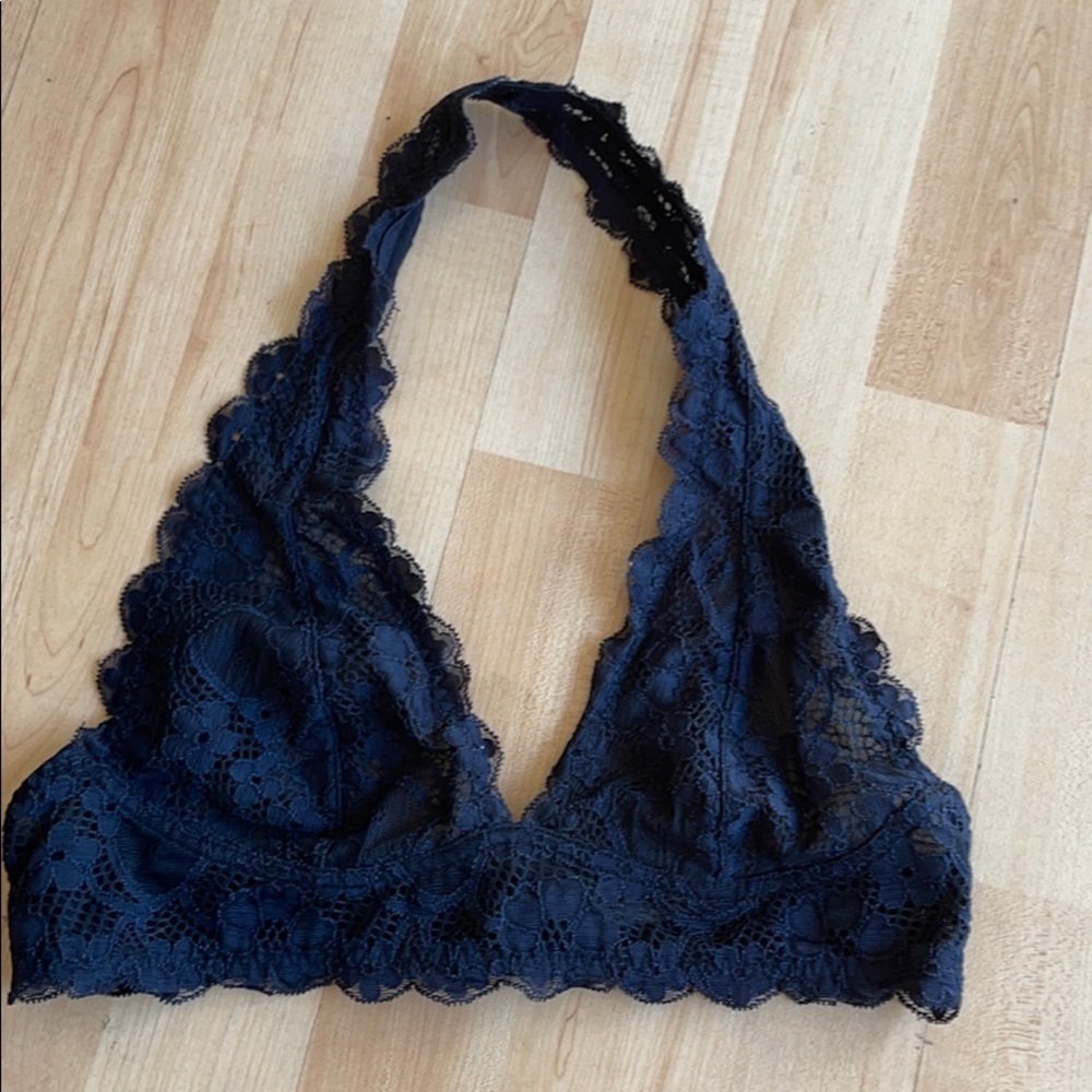 Free People Lace Halter Bra